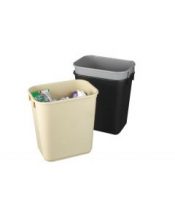 12 Litre Rectangular Plastic Waste Basket